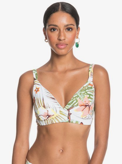 Printed Beach Classics D-Cup Bikini Top | Roxy