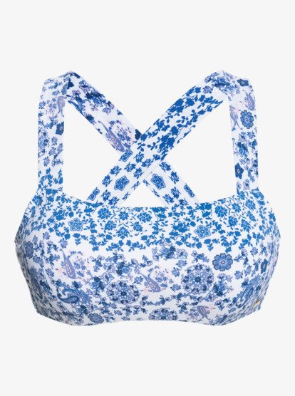 4 Womens Sunset Boogie Separate Bralette Bikini Top White ERJX304516 Roxy