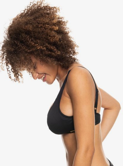 1 Womens Mind Of Freedom Separate D-Cup Bikini Top Black ERJX304576 Roxy