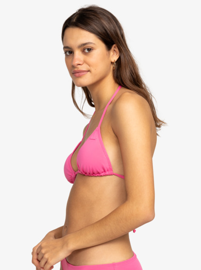 1 Beach Classics Tiki Triangle Bikini Top Pink ERJX304591 Roxy