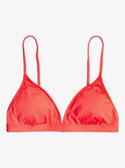 0 Beach Classics Triangle Bikini Top Red ERJX304595 Roxy
