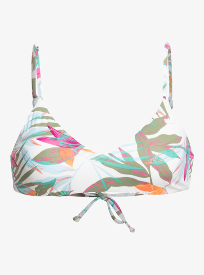 6 Beach Classics - Haut de bikini Athletic Tri pour Femme Blanc ERJX304623 Roxy