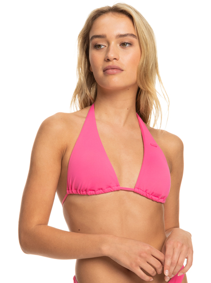 0 Beach Classics Tiki Triangle Bikini Top Pink ERJX304719 Roxy