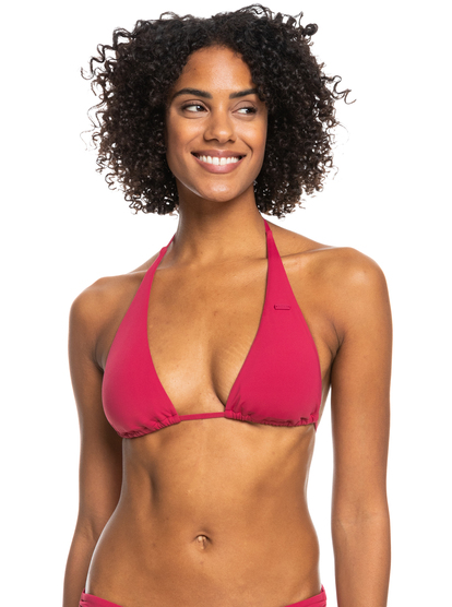0 Beach Classics Tiki Triangle Bikini Top Pink ERJX304719 Roxy