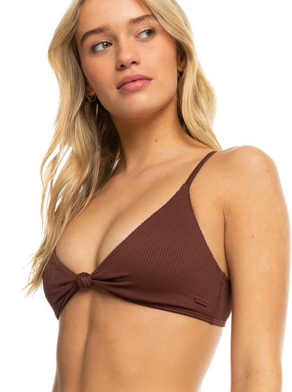 11 Roxy Love The Surf Knot Bikini Top Red ERJX304759 Roxy