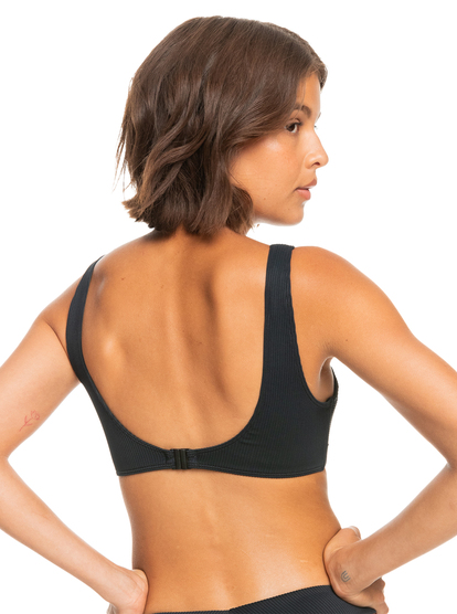 4 Womens ROXY Love The Egerie Underwired Bikini Top Black ERJX304789 Roxy