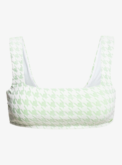 10 Check It - Parte de cima de biquíni Bralette para Mulher Verde ERJX304816 Roxy