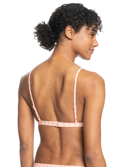 3 Roxy Into The Sun - Parte de cima de biquíni Tiki triangular para Mulher Pink ERJX304971 Roxy