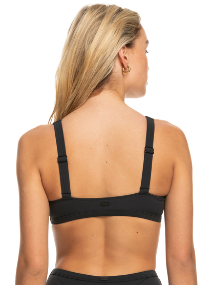 6 Roxy Pro The Tilt Shift - Top-sujetador de bikini para Mujer Negro ERJX305054 Roxy