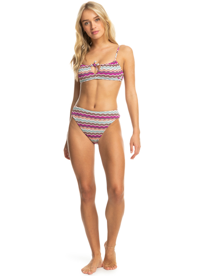 12 Flowy Mood Bralette Bikini Top Orange ERJX305133 Roxy