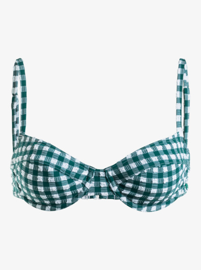 5 Womens The Plaid Pulse Underwired Separate Top Purple ERJX305174 Roxy
