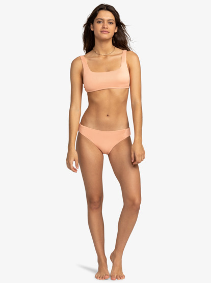 Womens Rib ROXY Love The Glassy Bralette Bikini Top