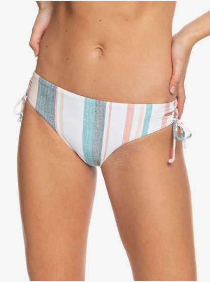Roxy Womens Solid Beach Classics Swimsuit Bikini Bottom