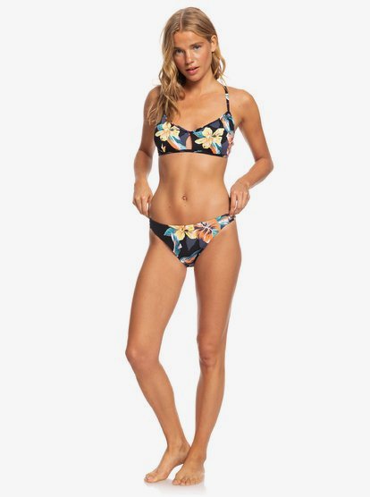 2 Printed Beach Classics Full Bikini Bottoms Black ERJX403872 Roxy