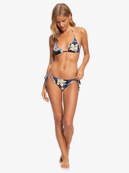 2 Printed Beach Classics - Bas de bikini tie-side pour Femme Noir ERJX403875 Roxy