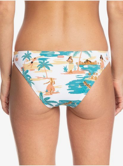Roxy Womens Printed Beach Classics Moderate Bikini Bottom