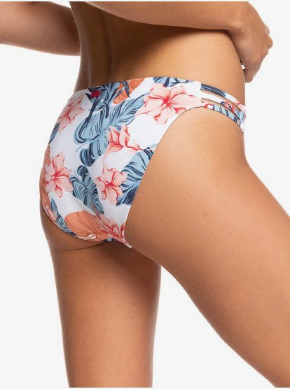 2 Printed Beach Classics - Bedekkend Bikinibroekje voor Dames White ERJX403937 Roxy