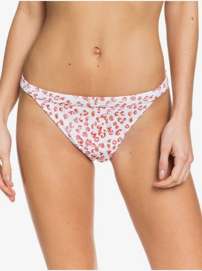 0 Roxy Leo Moderate Bikini Bottoms White ERJX404006 Roxy