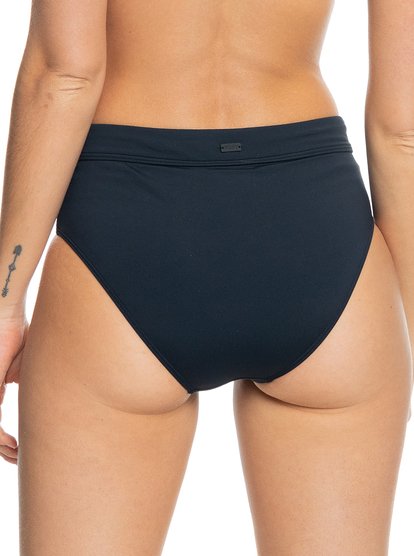 4 Womens Beach Classics Regular Bikini Bottoms Black ERJX404248 Roxy