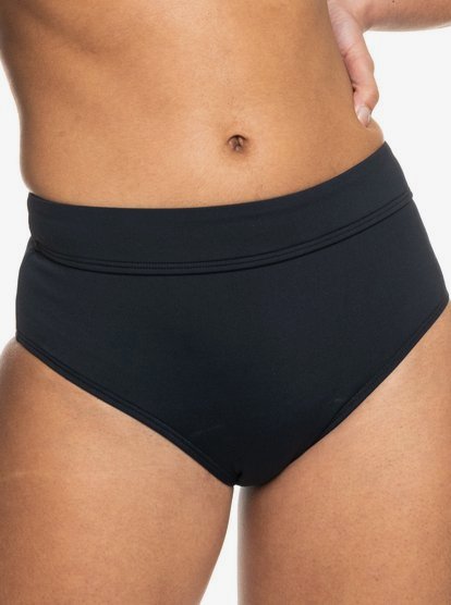 2 Womens Beach Classics Regular Bikini Bottoms Black ERJX404248 Roxy
