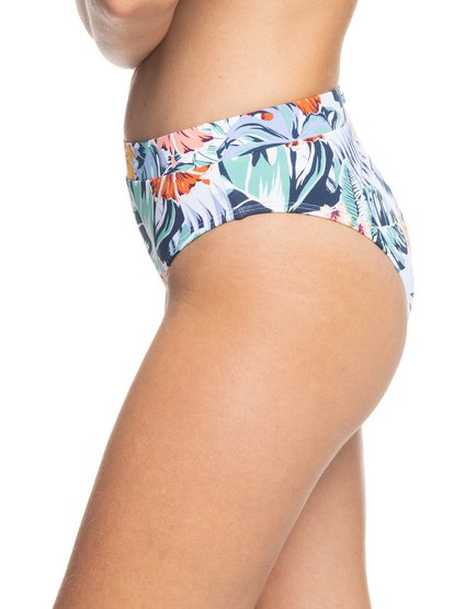 1 Womens Beach Classics Separate High Waisted Bikini Pant White ERJX404250 Roxy