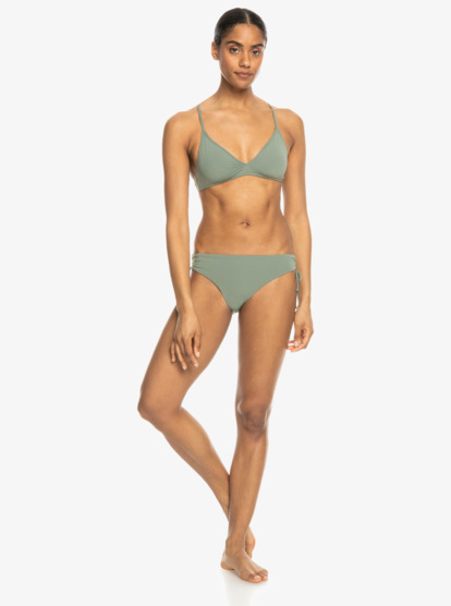 2 Beach Classics Hipster Bikini Bottoms Green ERJX404290 Roxy