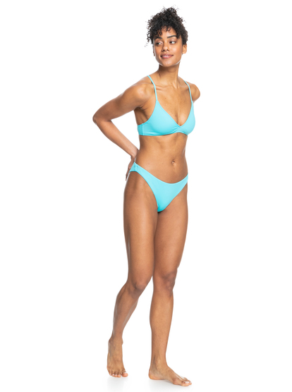 ROXY COASTAL ESCAPE Low Rise Bikini Bottom - Blue stripes