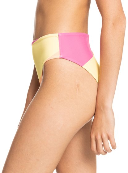 4 POP SURF 2022 - Bas de bikini taille mi-haute pour Femme Blanc ERJX404298 Roxy