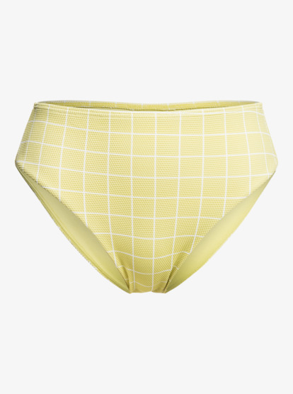 12 Womens Salty Shine High Leg Bikini Bottoms Green ERJX404495 Roxy