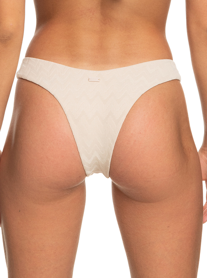 4 Current Coolness Cheeky Bikini Bottoms Beige ERJX404580 Roxy