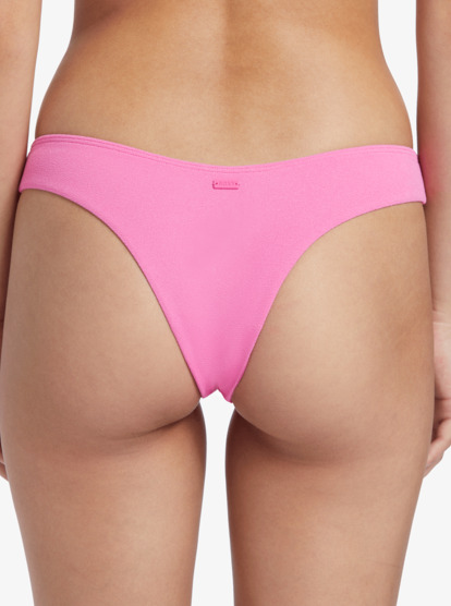 6 Hawaiian Heat High Leg Cheeky Bikini Bottoms Pink ERJX404595 Roxy