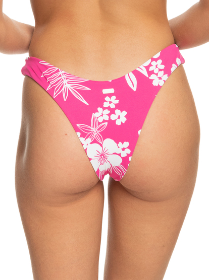 3 Printed Beach Classics Cheeky Bikini Bottoms Pink ERJX404605 Roxy