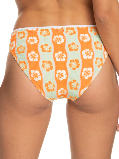 3 Wavy Babe - Hipster Bikini Bottoms for Women Green ERJX404640 Roxy