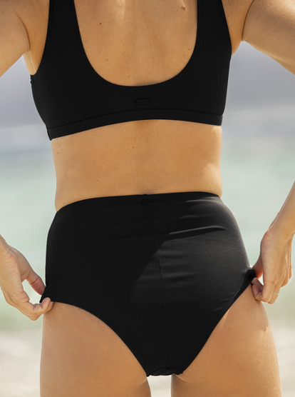 1 Roxy Pro The Up Surge - Bas de bikini pour Femme Noir ERJX404651 Roxy