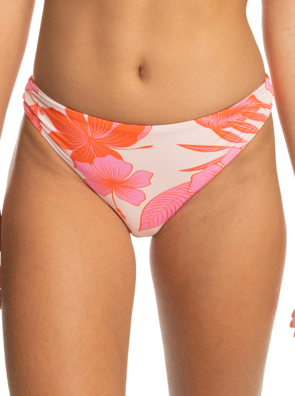 0 Printed Beach Classics Hipster Bikini Bottoms Orange ERJX404677 Roxy