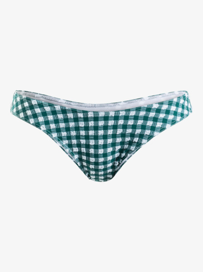 4 Womens The Plaid Pulse Cheeky Bikini Bottoms Purple ERJX404764 Roxy