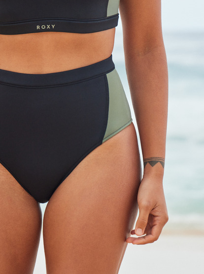 Roxy high waisted sales bikini bottoms