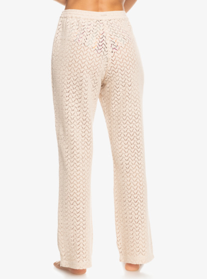 4 Mood Moving Beach Trousers Beige ERJX603362 Roxy