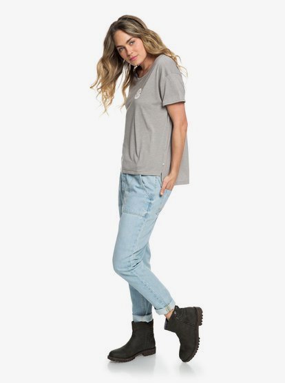 4 Cruz Life A - T-Shirt voor Dames Gray ERJZT04381 Roxy