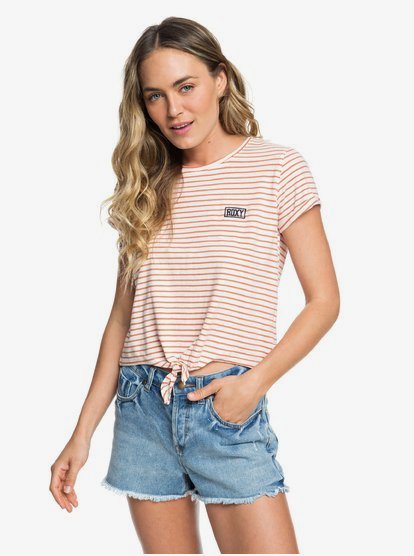 Roxy Womens Magical Sunset Tie Front T-Shirt