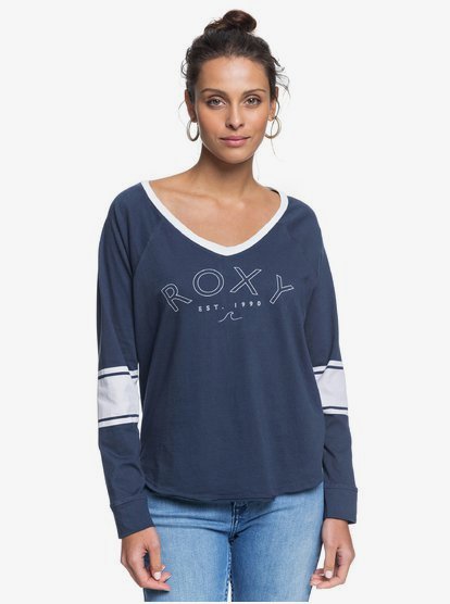 Chill Zone A Long Sleeve V-Neck Tee | Roxy