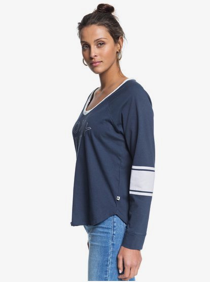 Chill Zone A Long Sleeve V-Neck Tee | Roxy