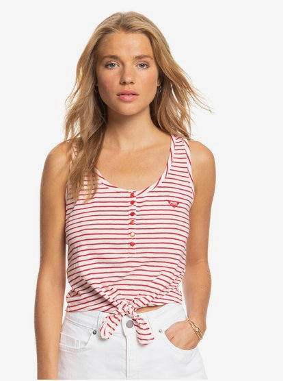 Roxy Girls Big Sweet Symphony Tie Front Tank Top