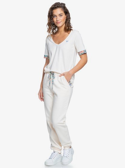 3 Marine Bloom 2021 - T-shirt pour Femme Rose ERJZT05263 Roxy