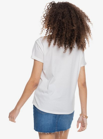 4 Epic Afternoon Word - T-shirt para Mulher Branco ERJZT05268 Roxy