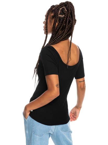 3 Pineapple And Drink - Haut pour Femme Noir ERJZT05328 Roxy