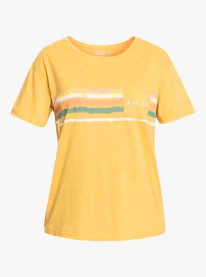 5 Palm trees And Coconuts - T-shirt manches courtes pour Femme Jaune ERJZT05329 Roxy