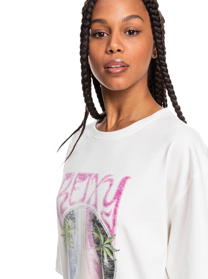 2 Come To The Beach - T-Shirt für Frauen Weiss ERJZT05336 Roxy