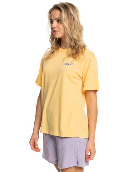 1 Moonlight Sunset - T-shirt coupe boyfriend oversize pour Femme Orange ERJZT05481 Roxy