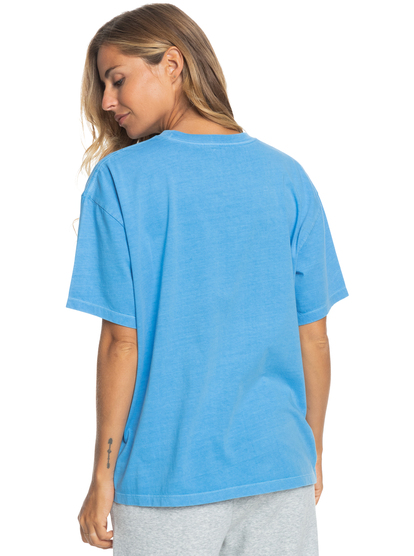 4 Womens Sun Over The Sand T-Shirt Blue ERJZT05483 Roxy